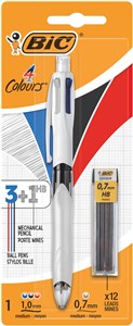 Obrazek Długopis BIC 4 Colours z ołówkiem + grafit