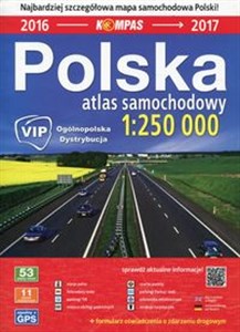 Bild von Polska Atlas samochodowy 1:250 000 Kompas