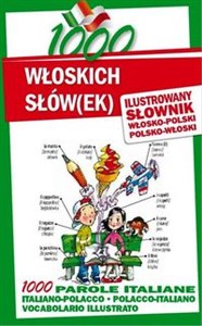 Bild von 1000 włoskich słów(ek) Ilustrowany słownik polsko-włoski włosko-polski