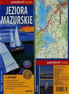 Obrazek Jeziora Mazurskie mapa żeglarska 1:60 000