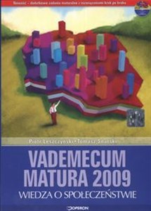 Obrazek Vademecum matura 2009 z płytą CD Wiedza o społeczeństwie
