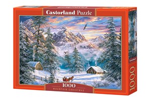 Bild von Puzzle Mountain Christmas 1000 C-104680-2