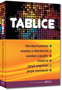 Bild von Tablice literatura polska wiedza o literaturze wiedza o języku historia język angielski język niemiecki