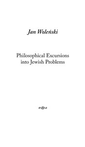 Bild von Philosophical Excursions into Jewish Problems