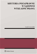 Kryteria p... - Leszek Leszczyński -  polnische Bücher