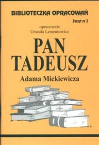 Bild von Biblioteczka Opracowań Pan Tadeusz Adama Mickiewicza Zeszyt nr 2