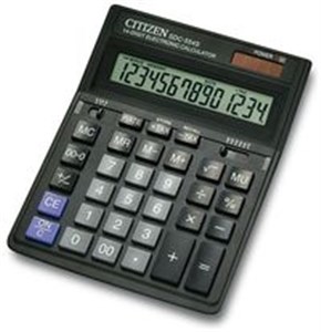 Bild von Kalkulator biurowy CITIZEN SDC-554S 14-cyfrowy czarny