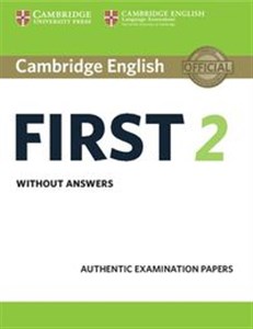 Bild von Cambridge English First 2 Student's Book without answers