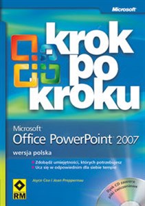 Bild von Microsoft Office PowerPoint 2007 + CD Krok po kroku. Wersja polska