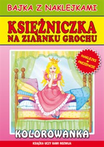 Bild von Księżniczka na ziarnku grochu Bajka z naklejkami Kolorowanka