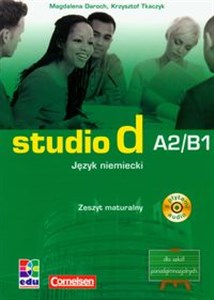 Bild von Studio d A2/B1 język niemiecki zeszyt maturalny z płytą CD Szkoły ponadgimnazjalne
