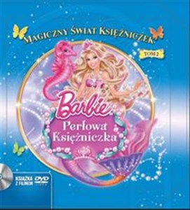 Obrazek Barbie Perłowa księżniczka Książka z filmem DVD