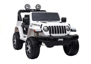Obrazek Jeep Rubicon 4x4 na akumulator biały