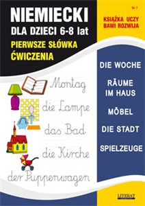 Obrazek Język niemiecki dla dzieci 6-8 lat Pierwsze słówka Ćwiczenia