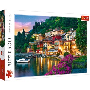 Bild von Puzzle Jezioro Como Włochy 500