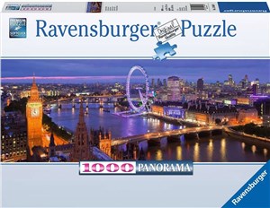 Bild von Puzzle panorama Londyn nocą 1000