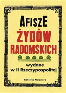 Bild von Afisze Żydów radomskich wydane w II Rzeczypospolitej w zbiorach Biblioteki Narodowej