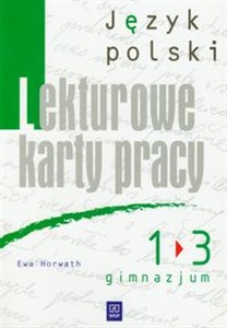 Bild von Lekturowe karty pracy Język polski 1-3 Gimnazjum