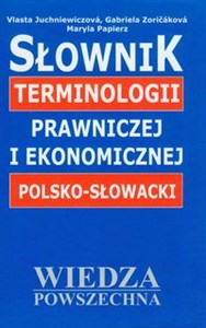 Obrazek Słownik terminologii prawniczej i ekonomicznej polsko-słowacki