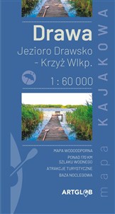 Bild von Drawa mapa kajakowa 1:60 000 Eko-Graf