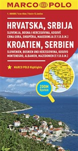 Bild von Chorwacja, Słowenja, Albania, Czarnogóra Mapa