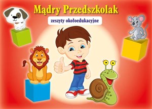 Bild von Mądry przedszkolak Zeszyt edukacyjny okładka czerwona