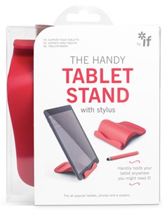 Bild von Handy Tablet Stand - podstawka pod tablet z rysikiem - czerwona