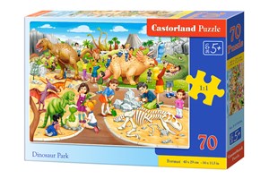 Obrazek Puzzle premium Dinosaur Park 70