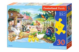 Obrazek Puzzle konturowe Farm 30