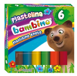 Obrazek Plastelina 6 kolorów Bambino