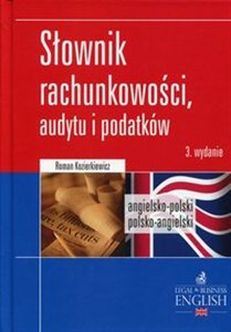 Bild von Słownik rachunkowości, audytu i podatków angielsko-polski polsko-angielski