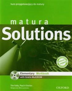 Obrazek Matura Solutions Elementary Workbook z płytą CD Kurs przygotowujący do matury