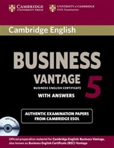 Bild von Cambridge English Business 5 Vantage with answers + 2CD