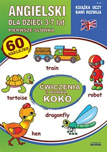 Bild von Angielski dla dzieci 3-7 lat Zeszyt 24 Ćwiczenia z kurką Koko