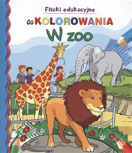 Bild von Fiszki edukacyjne do kolorowania W ZOO