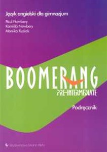 Obrazek Boomerang Pre-intermediate Podręcznik Język angielski Gimnazjum