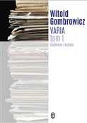 Polnische buch : Varia Tom ... - Witold Gombrowicz