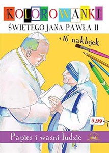 Obrazek Kolorowanki Świętego Jana Pawła II Papież i ważni ludzie