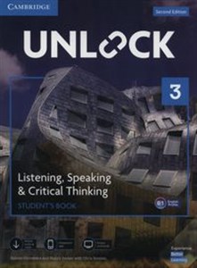 Obrazek Unlock 3 Listening, Speaking & Critical Thinking Student's Book Mob App and Online Workbook w/ Downloadable Audio and Video
