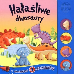 Bild von Hałaśliwe dinozaury książka z dźwiękami 4 dinozaurów