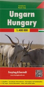 Obrazek Węgry mapa drogowa 1:400 000