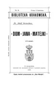 Polnische buch : Dom Jana M... - Adolf Sternschuss