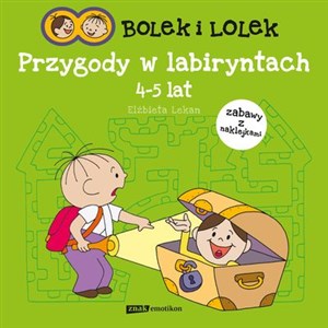 Bild von Bolek i Lolek Przygody w labiryntach 4-5 lat zabawy z naklejkami