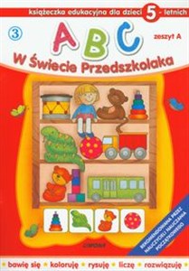 Obrazek ABC w Świecie Przedszkolaka Zeszyt A Książeczka edukacyjna dla dzieci 5-letnich