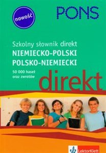 Obrazek Szkolny słownik direkt niemiecko polski polsko niemiecki