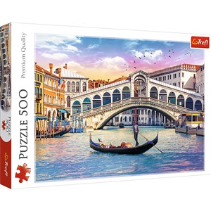 Obrazek Puzzle Most Rialto, Wenecja 500