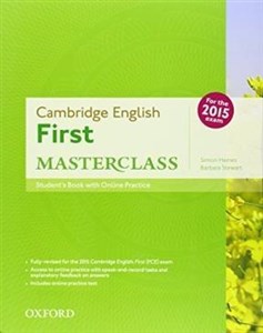 Bild von Cambridge English First Masterclass Student's Book +Online