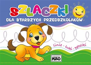 Bild von Szlaczki dla starszych przedszkolaków Lnie, łuki i pętelki