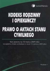 Bild von Kodeks Rodzinny i Opiekuńczy,  Prawo o aktach stanu cywilnego