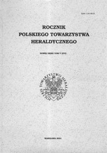 Obrazek Rocznik Polskiego Towarzystwa Heraldycznego tom V (XVI)